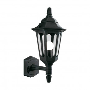 Elstead Lighting - Modello: Parish - Lanterna da parete per esterni con struttura in alluminio e diffusore in vetro - Colore: Nero - Attacco Lampadina: E27 - 1 Lampadina - Watt 100W - Dimmerabile: NO - Grado di Protezione: IP44 - Classe Energetica: A - SKU: PRM1-BLACK - Codice EAN: 5024005208105