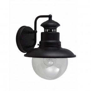 Elstead Lighting - Modello: Shipston - Lanterna da parete per esterni con struttura in alluminio e diffusore in vetro - Colore: Nero - Attacco Lampadina: E27 - 1 Lampadina - Watt 60W - Dimmerabile: NO - Grado di Protezione: IP44 - Classe Energetica: A - SKU: GZH-SHIP2 - Codice EAN: 5024005553700