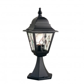 Elstead Lighting - Modello: Norfolk - Lampioncino da giardino struttura in alluminio e diffusore in vetro - Colore: Nero - Attacco Lampadina: E27 - 1 Lampadina - Watt 100W - Dimmerabile: NO - Grado di Protezione: IP44 - Classe Energetica: A - SKU: NR3-BLK - Codice EAN: 5024005415008 