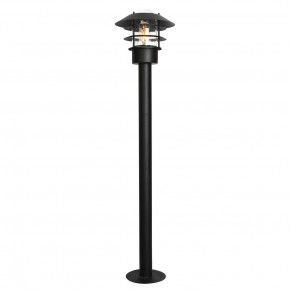 Elstead Lighting - Modello: Helsingor - Paletto luce da giardino moderno in acciaio con diffusore in vetro - Attacco Lampadina: E27 - 1 Lampadina - Watt 60W - Dimmerabile: NO - Grado di Protezione: IP44 - Classe Energetica: A - SKU: HELSINGOR-BOL 