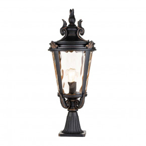 Elstead Lighting - Modello: Baltimore - Lampioncino da giardino grande in alluminio e diffusore in vetro - Colore: Bronzo - Attacco Lampadina: E27 - 1 Lampadina - Watt 150W - Dimmerabile: NO - Grado di Protezione: IP44 - Classe Energetica: A - SKU: BT3-L 