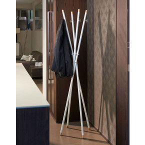 Emporium - Modello: Mikado - Appendiabiti da terra in metallo con dettagli in plwexiglass - SKU: E120206 
