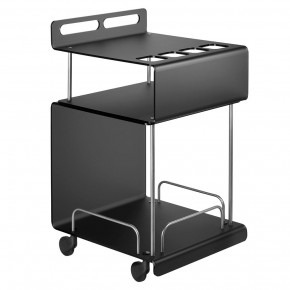 Emporium - Modello: Ondina - Carrello da cucina su ruote con struttura in plexiglass - SKU: E120212 