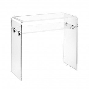 Emporium - Modello: Armonia - Consolle per ingresso in plexiglass piccola con mensola dal design moderno - Colore: Trasparente - SKU: E120184006 - Codice EAN: 8023289257905