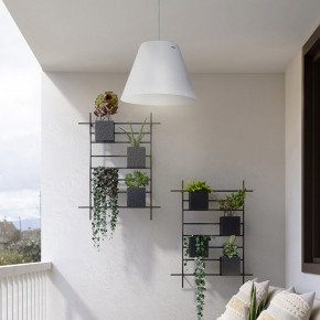 Emporium - Modello: Quattro Stagioni - Lampada a sospenione per esterno con diffusore a cono medio - Colore: Bianco - Attacco Lampadina: E27 - 1 Lampadina - Watt 70W - Dimmerabile: NO - Grado di Protezione: IP44 - SKU: E120104008 - Codice EAN: 8023289498803 