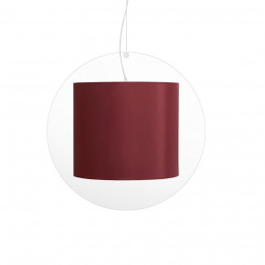 Emporium - Modello: Suri - Lampada a sospensione in plexiglass con diffusore grande ricoperto in tessuto - Attacco Lampadina: E27 - 2 Lampadine - Watt 70W - Dimmerabile: NO - Grado di Protezione: IP20 - SKU: E120088 