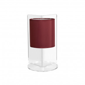 Emporium - Modello: Suri - Lampada da tavolo con struttura in plexiglass e diffusore in tessuto - Attacco Lampadina: E27 - 1 Lampadina - Watt 70W - Dimmerabile: NO - Grado di Protezione: IP20 - SKU: E120092 