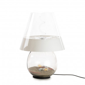 Emporium - Modello: Bonbonne - Lampada da terra corpo in vetro e diffusore in plexiglass con 2 lampadine - Attacco Lampadina: E27 - 2 Lampadine - Watt 70W - Dimmerabile: NO - Grado di Protezione: IP20 - SKU: E120011 