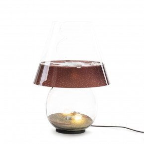 Emporium - Modello: Bonbonne - Lampada da terra da esterno in vetro e diffusore in plexiglass con 2 lampadine - Attacco Lampadina: E27 - 2 Lampadine - Watt 70W - Dimmerabile: NO - Grado di Protezione: IP44 - SKU: E120099 