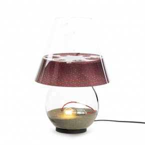 Emporium - Modello: Bonbonne - Lampada da terra piccola corpo in vetro e diffusore in plexiglass con 1 luce - Attacco Lampadina: E27 - 1 Lampadina - Watt 70W - Dimmerabile: NO - Grado di Protezione: IP20 - SKU: E120013 