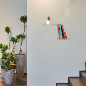 Emporium - Modello: Snella - Mensola da paret in plexiglas dal design moderno - SKU: E120190