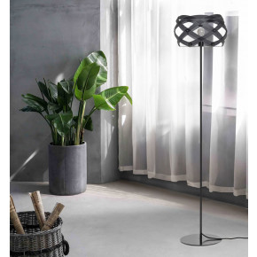 Emporium - Modello: Nuclea - Piantana in metallo con paralume in plexiglass dal design moderno - Attacco Lampadina: E27 - 1 Lampadina - Watt 70W - Dimmerabile: NO - Grado di Protezione: IP20 - SKU: E120052 