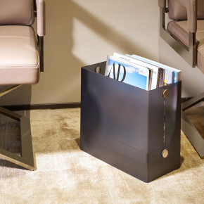 Emporium - Modello: Bibai - Portariviste con struttura in plexiglass dal design moderno - SKU: E120203