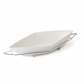 Evviva - Modello: Amici a Cena - Piatto da portata in porcellana - Colore: Bianco - SKU: EVV-3879 - Codice EAN: 8054242433715 