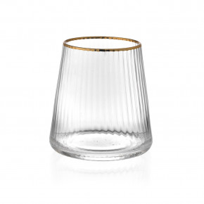 Evviva - Set 6 pezzi bicchieri tumbler per acqua in vetro filo oro - Colore: Trasparente - SKU: EVV-5582 - Codice EAN: 8053617690524 