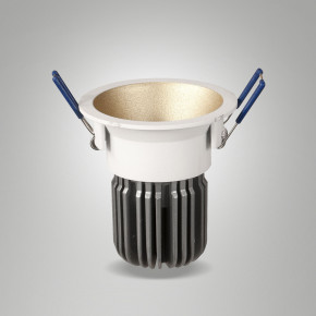 Fabas Luce - Modello: Toodle - Faretto da incasso in alluminio tondo con diffusore a led - Attacco Lampadina: Led Integrato - 1 Lampadina - Watt 11W - Lumen 1270 - Dimmerabile: NO - Gradi Kelvin 4000k Luce Naturale - Grado di Protezione: IP40 - Classe Energetica: E - SKU: 6960-04