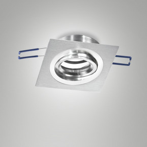 Fabas Luce - Modello: Davis - Faretto da incasso quadrato in alluminio orientabile dal design moderno - Attacco Lampadina: GU10 - 1 Lampadina - Watt 35W - Dimmerabile: NO - Grado di Protezione: IP20 - SKU: 6649-00 