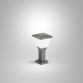 Fabas Luce - Modello: Lena - Paletto da terra basso da giardino dal design moderno in alluminio - Colore: Grigio Scuro - Attacco Lampadina: E27 - 1 Lampadina - Watt 15W - Dimmerabile: NO - Grado di Protezione: IP65 - SKU: 6567-11-294 