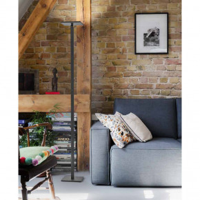 Fabas Luce - Modello: Ideal - Piantana a led moderna con struttura in alluminio e diffusore orientabile - Attacco Lampadina: Led Integrato - 1 Lampadina - Watt 35W - Lumen 3500 - Dimmerabile: SI - Gradi Kelvin 3000k-4000k-6000k - Grado di Protezione: IP20 - Classe Energetica: E - SKU: 3550-12 