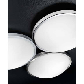 Fabas Luce - Modello: Plaza - Plafoniera da soffitto piccola in metallo e diffusore vetro in lastra - 1 Lampadina - Watt 12W - Lumen 1000 - Gradi Kelvin 3000k Luce Calda - Grado di Protezione: IP20 - Classe Energetica: F - SKU: 3566-61 