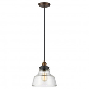 Feiss - Modello: Baskin - Lampada a sospensione con diffusore a singola luce dal design industrial - Attacco Lampadina: E27 - 1 Lampadina - Watt 60W - Dimmerabile: NO - Grado di Protezione: IP20 - Classe Energetica: A - SKU: FE-BASKIN-P-A 