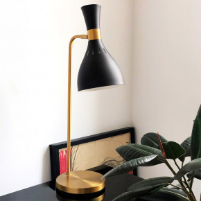 Feiss - Modello: Joan - Lampada da tavolo moderna in acciaio e diffusore in acciaio verniciato - Attacco Lampadina: E27 - 1 Lampadina - Watt 60W - Dimmerabile: NO - Grado di Protezione: IP20 - Classe Energetica: A - SKU: FE-JOAN-TL