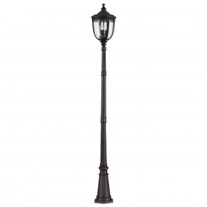 Feiss - Modello: English Bridle - Lampione da terra alto in acciaio diffusore rustico in vetro a 3 luci - Attacco Lampadina: E14 - 3 Lampadine - Watt 60W - Dimmerabile: NO - Grado di Protezione: IP44 - Classe Energetica: A - SKU: FE-EB5-L 