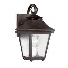 Feiss - Modello: Galena - Lanterna da parete piccola in acciaio e diffusore rustico in vetro a 1 luce - Colore: Grigio Scuro - Attacco Lampadina: E27 - 1 Lampadina - Watt 60W - Dimmerabile: NO - Grado di Protezione: IP44 - Classe Energetica: A - SKU: FE-GALENA2-S-SBL - Codice EAN: 5024005713319