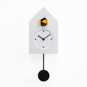 Progetti - Modello: Freebird - - Design By: Gerardo Marì Orologio da parete moderno con pendolo "Cattivo ragazzo" - SKU: 024860 