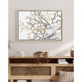 Bongelli Preziosi - Quadro moderno grande in legno con albero della vita e la sacra famiglia - SKU: ME1953/2 
