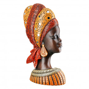 Gilde - Scultura da tavolo etnica con busto di donna - Colore: Marrone - SKU: 57785 - Codice EAN: 4063387577851 