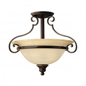 Hinkley - Modello: Cello - Lampada da soffitto classica in acciaio e diffusore in vetro con 2 lampadine - Colore: Bronzo - Attacco Lampadina: E27 - 2 Lampadine - Watt 60W - Dimmerabile: NO - Grado di Protezione: IP20 - Classe Energetica: A - SKU: HK-CELLO-SF - Codice EAN: 5024005586906 