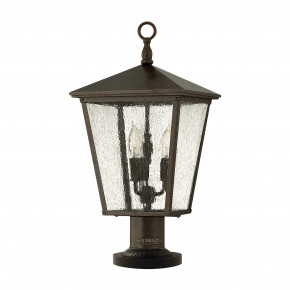 Hinkley - Modello: Trellis - Lampioncino da giardion e sentiero con diffusore in vetro a 3 luci - Colore: Bronzo - Attacco Lampadina: E14 - 3 Lampadine - Watt 60W - Dimmerabile: NO - Grado di Protezione: IP44 - Classe Energetica: A - SKU: HK-TRELLIS3-L - Codice EAN: 5024005241515 