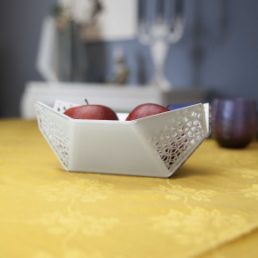 I Dettagli - Modello: Alhena - Fruttiera moderna in plexiglass traforato dalle linee eleganti - SKU: CP809