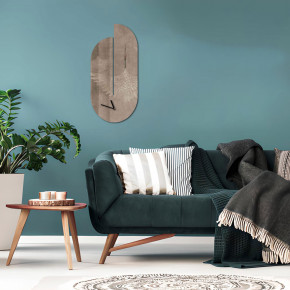 I Dettagli - Modello: Airone - Orologio da parete in legno dal design moderno con stampa applicata - SKU: O0017 