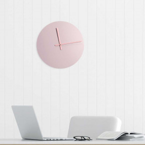 I Dettagli - Modello: Mercurio - Orologio da parete rotondo in legno dal design moderno e minimalista - Colore: Rosa - SKU: OR3041MER5 - Codice EAN: 1234567023106 