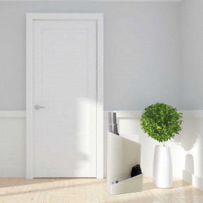 I Dettagli - Modello: Z-Design - Portaombrelli in plexiglass dal design moderno e dalle linee geometriche - SKU: POZDES