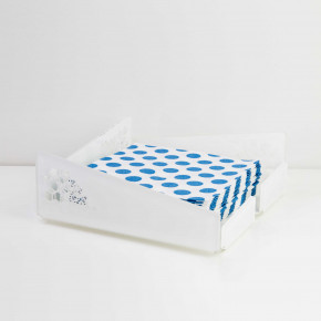 I Dettagli - Modello: Sheliak - Portatovaglioli porta salviettine orizzontale in plexiglass dal design moderno - SKU: CP521 