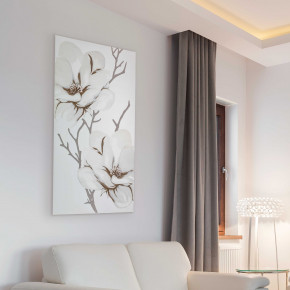 I Dettagli - Modello: Magnolia - Quadro pannello in legno dal design moderno ed elegante - Tema Quadro: Floreali - Realizzazione Quadro: Pannelli in Legno - SKU: PAN651301MAG 