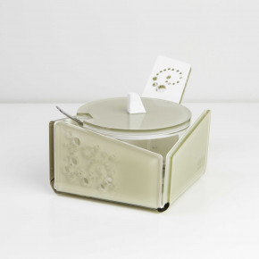 I Dettagli - Modello: Alhena - Zuccheriera da tavola con struttura in plexiglass dal design moderno ed elegante - SKU: CP818