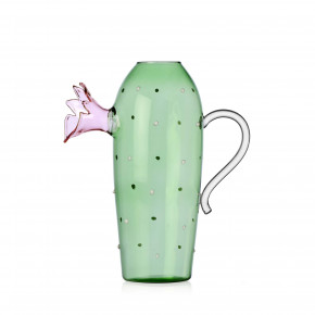 Ichendorf - Modello: Desert Plants - Brocca in vetro a forma di cactus - Colore: Verde - SKU: 09352248 - Codice EAN: 8032397073840 