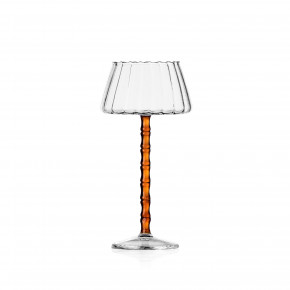 Ichendorf - Modello: Rivoli - Portacandela in vetro - Colore: Trasparente/Ambra - SKU: 09313301 - Codice EAN: 8032397066057 