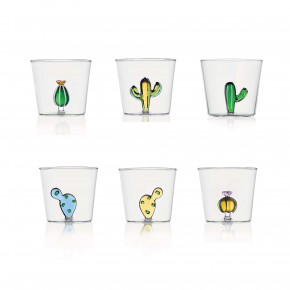 Ichendorf - Modello: Desert Plants - Set 6 pezzi Bicchieri tumbler assortiti - Colore: Multicolore - SKU: 09352099S - Codice EAN: 8032397053620