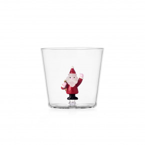 Ichendorf - Modello: Christmas Tales - Tumbler in vetro versione natalizia con babbo natale con sacco - Colore: Trasparente - SKU: 0935209515 - Codice EAN: 8032397068976 