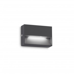 Ideal lux - Modello: Dedra - Applique a led per esterni con struttura in alluminio - Attacco Lampadina: Led Integrato - 1 Lampadina - Watt 2W - Lumen 160 - Dimmerabile: NO - Gradi Kelvin 3000k Luce Calda - Grado di Protezione: IP65 - Classe Energetica: F - SKU: 31690 