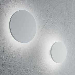 Ideal lux - Modello: Cover - Applique a led rotonda con struttura grande in alluminio e diffusore in acrilico - Attacco Lampadina: Led Integrato - 1 Lampadina - Watt 11W - Lumen 1000 - Dimmerabile: NO - Gradi Kelvin 3000k Luce Calda - Grado di Protezione: IP20 - Classe Energetica: F - SKU: 19571G 