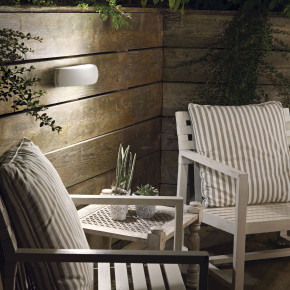 Ideal lux - Modello: Giove - Applique da esterno struttura arrotondata in alluminio e 2 diffusori in vetro - Attacco Lampadina: E27 - 1 Lampadina - Watt 60W - Dimmerabile: NO - Grado di Protezione: IP54 - SKU: 09219