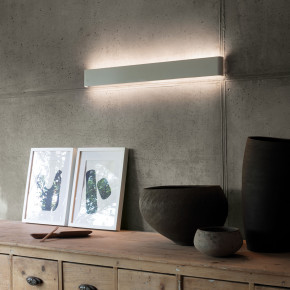 Ideal lux - Modello: Delta - Applique da parete a led con struttura in alluminio lunga - Attacco Lampadina: Led Integrato - 1 Lampadina - Watt 30W - Lumen 3500 - Dimmerabile: NO - Gradi Kelvin 4000k Luce Naturale - Grado di Protezione: IP20 - Classe Energetica: E - SKU: 30703G 