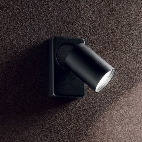 Ideal lux - Modello: Rudy - Applique da parete con struttura in alluminio con diffusore rotondo orientabile - Attacco Lampadina: GU10 - 1 Lampadina - Watt 35W - Dimmerabile: NO - Grado di Protezione: IP20 - SKU: 22902P 