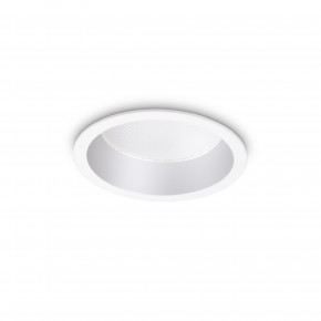 Ideal lux - Modello: Deep - Faretto da incasso piccolo a led con struttura in alluminio rotonda - Colore: Bianco - Attacco Lampadina: Led Integrato - 1 Lampadina - Watt 10W - Dimmerabile: NO - Grado di Protezione: IP20 - Classe Energetica: E - SKU: 24901P 